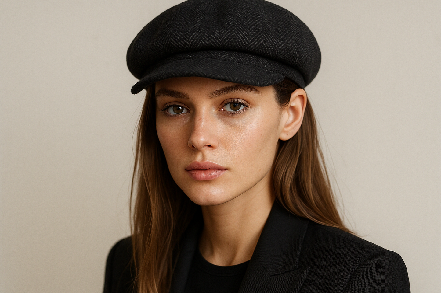 1000 * 1000 pixel Crete a realistic model wearing a cap