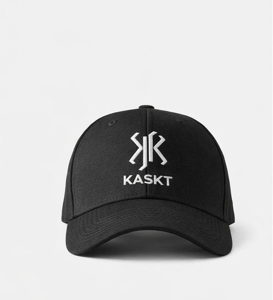 KASKT Signature Embroidered Baseball Cap — Black